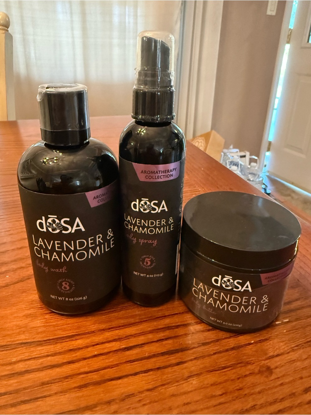 Three step skin care Dosa Lavender and chamomile